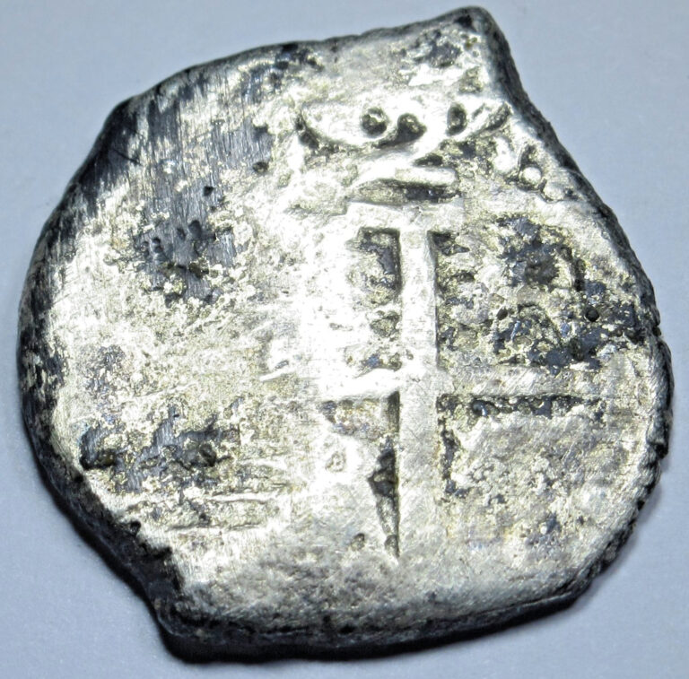 Read more about the article 1600’s-1700’s Shipwreck Spanish Bolivia Silver 2 Reales Colonial Pirate Cob Coin