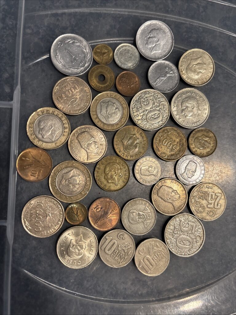 Read more about the article Türkiye (TURKEY) – Lot of Coins  Group Of Coins From Turkey  Turkish Coin {t}