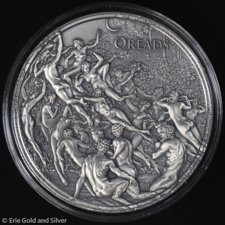 Read more about the article 2023 Cameroon The Oreads Celestial Beauty 5 oz Silver Antiqued Coin w/ OGP