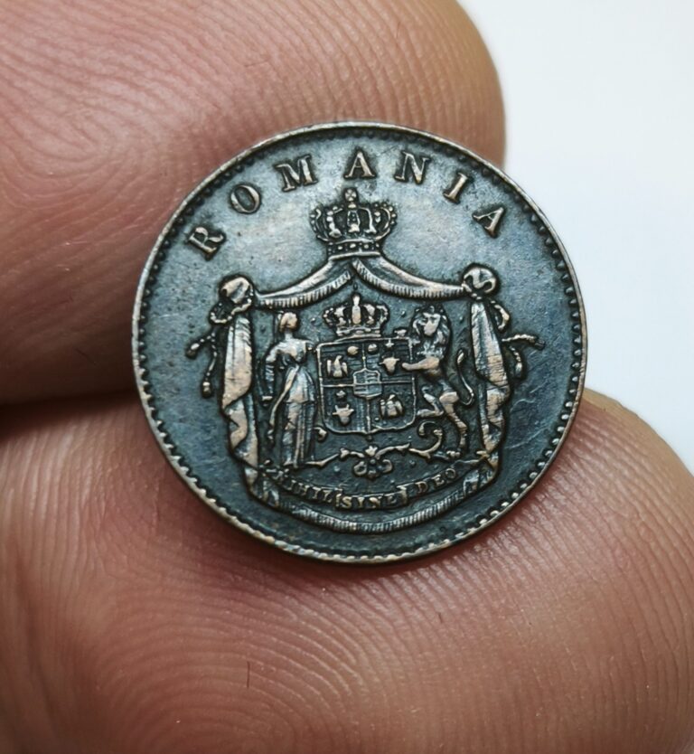 Read more about the article RARE Romania 1 Banu Coin 1867 Heaton Mint