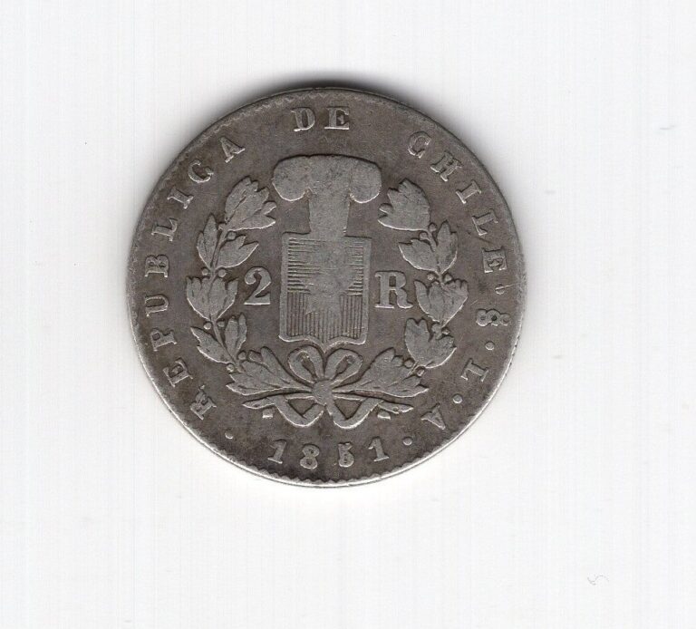 Read more about the article Chile 1851 2 reales silver coin