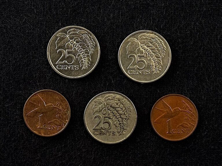 Read more about the article Trinidad and Tobago Coin LOT * 1975-2006 ** 1¢ 25¢ CENT Coins BULK LOT