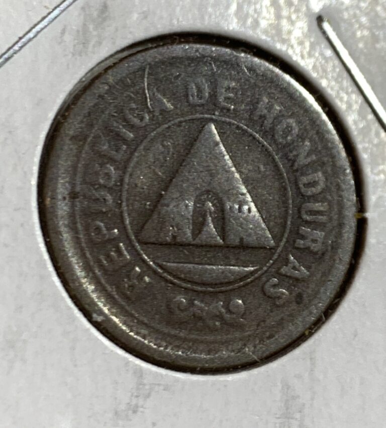 Read more about the article 1912 HONDURAS 2 CENTAVOS VF RARE COIN