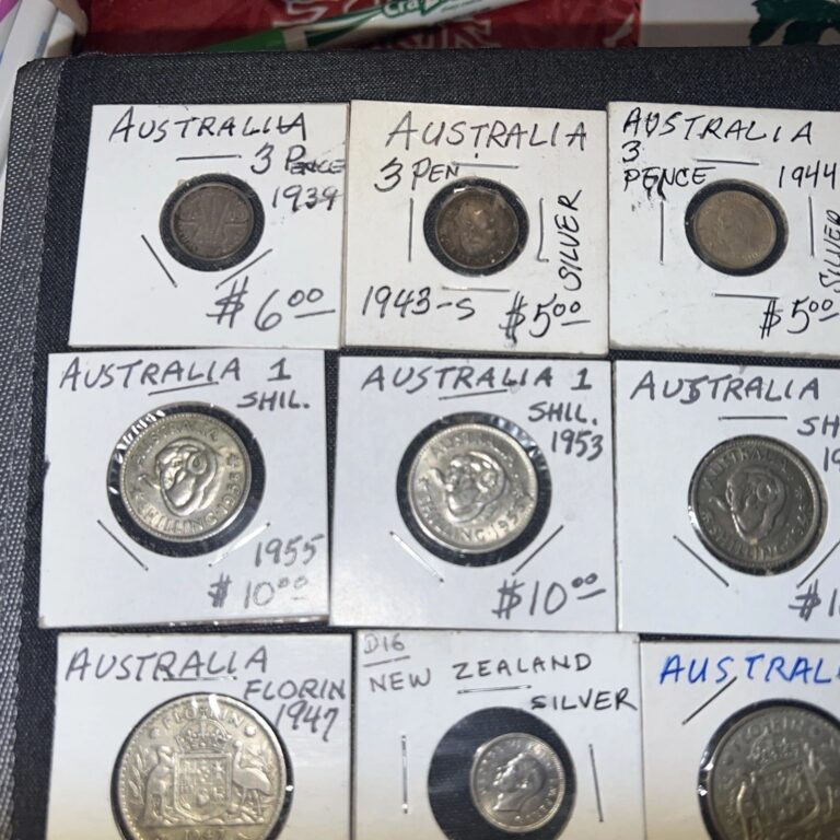 Read more about the article 10 Australia and New Zealand  Silver Coins High Grades