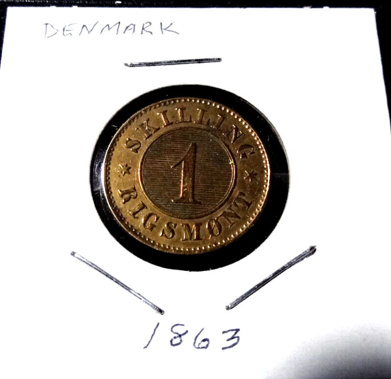 Read more about the article 1863 Denmark Skilling World Danish Coin
