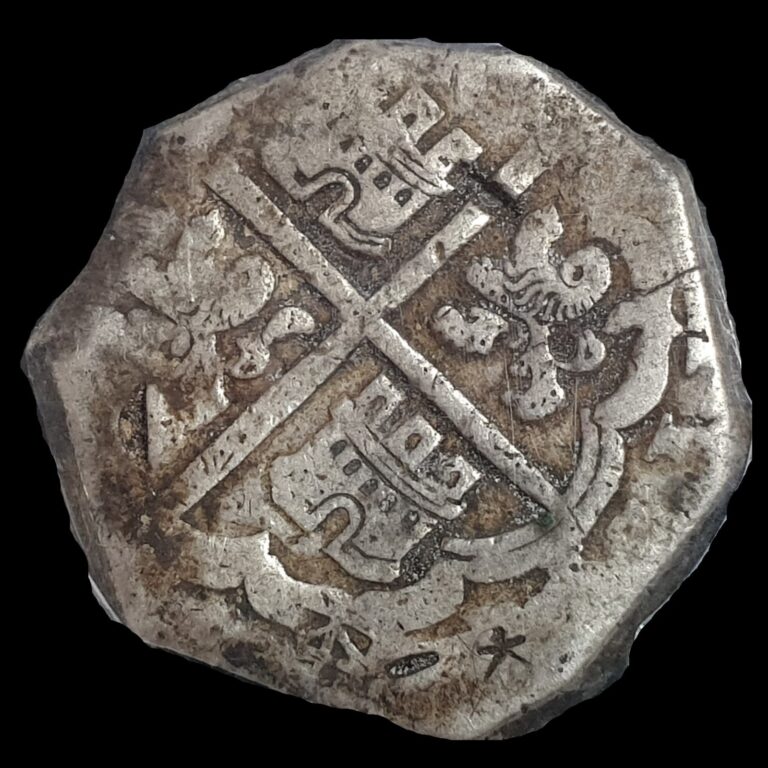 Read more about the article Spain 8 Reales COB Felipe IV (27.36 gr) 1640-50 Sevilla Mint PCGS VF