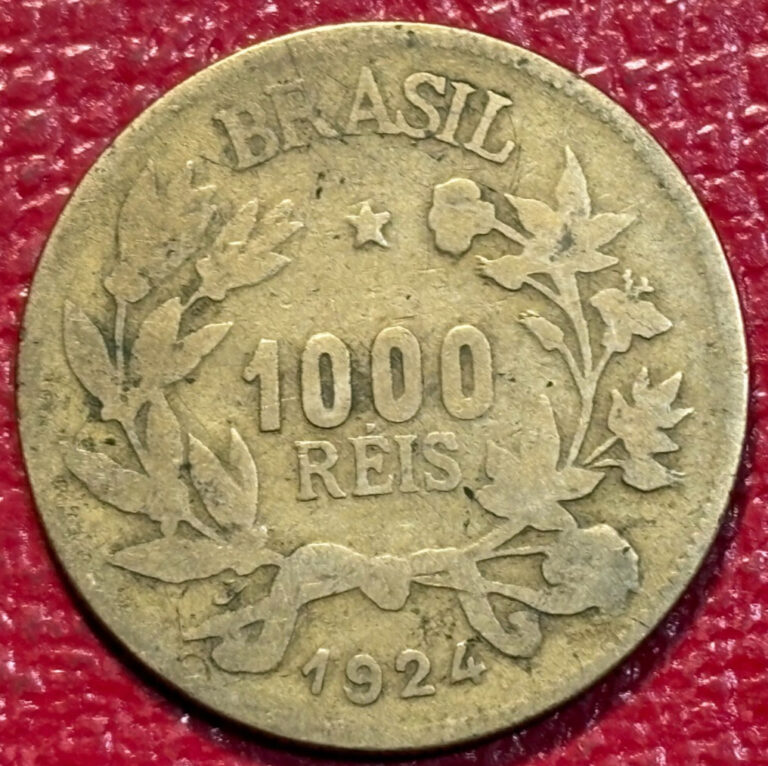 Read more about the article VINTAGE 1924 BRAZIL 1000 REIS COIN-JAN779
