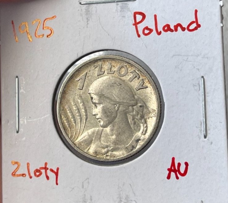Read more about the article 1925. Poland 1 One Zloty – London – Silver L2