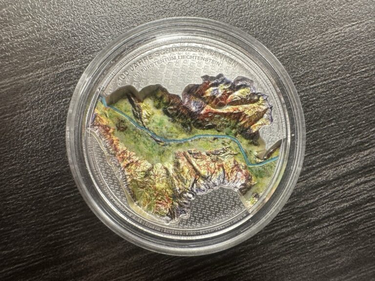 Read more about the article 2024 1oz Silver Liechtenstein 100 Years Swiss Rhine Valley 999 Fine -A81