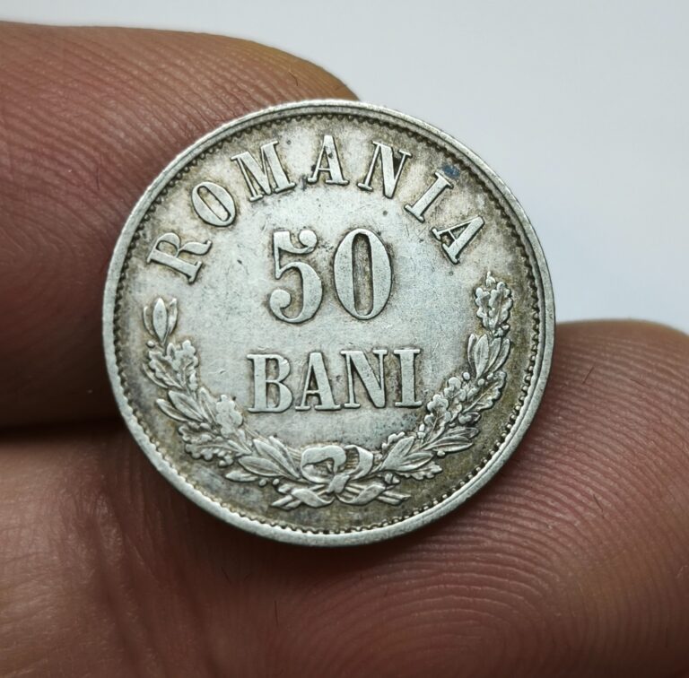 Read more about the article aXF Romania Silver 50 Bani Coin 1873