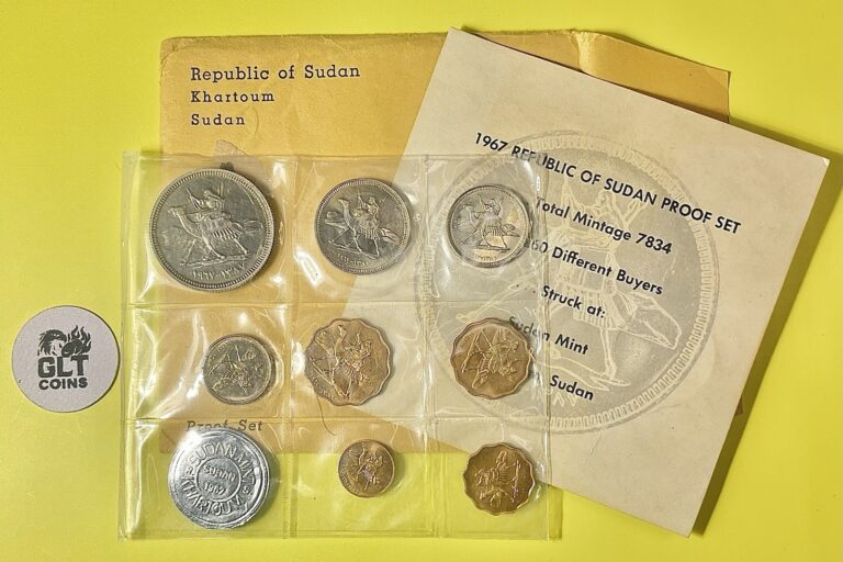 Read more about the article 1967 Sudan Proof Coin Set ✦ Complete 8 Coins ✦ OGP and COA ✦ Scarce Issue