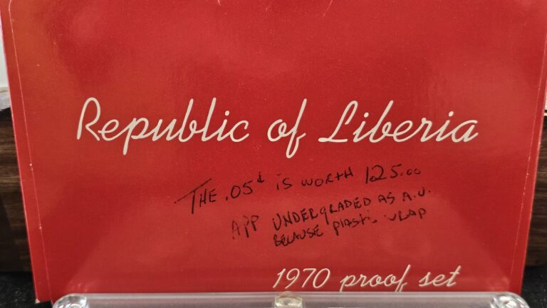 Read more about the article 1970 Republic of Liberia 6 Proof Coins Set 1970 Rare Collection Proof Set
