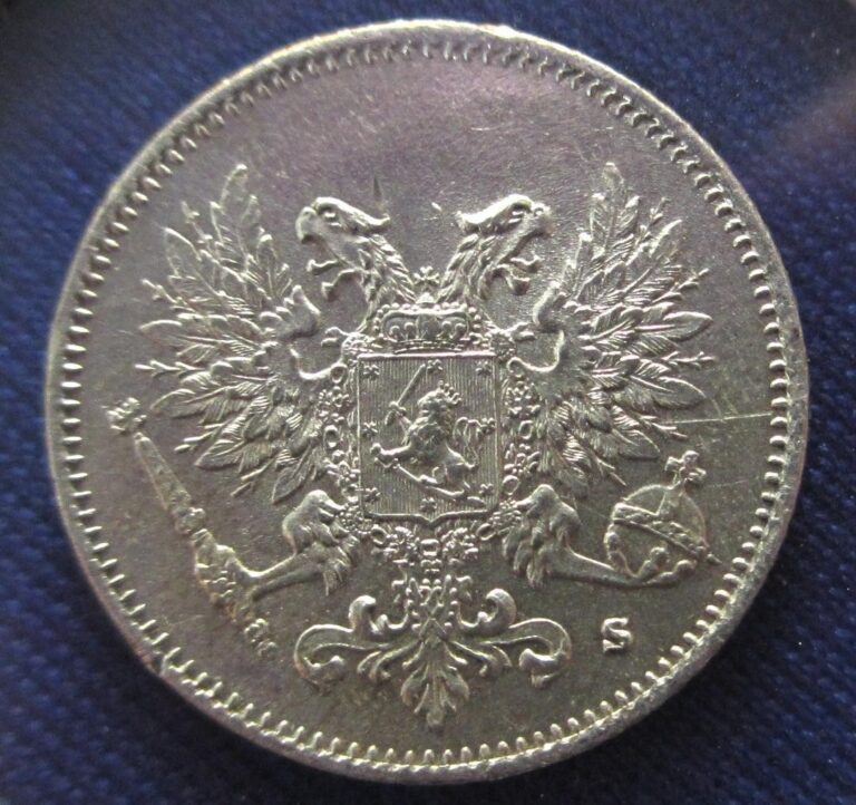 Read more about the article (358-19) Finland: 25 Pennia Silver Coin (1917)