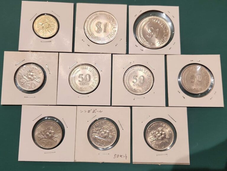 Read more about the article 34 Singapore coins set
