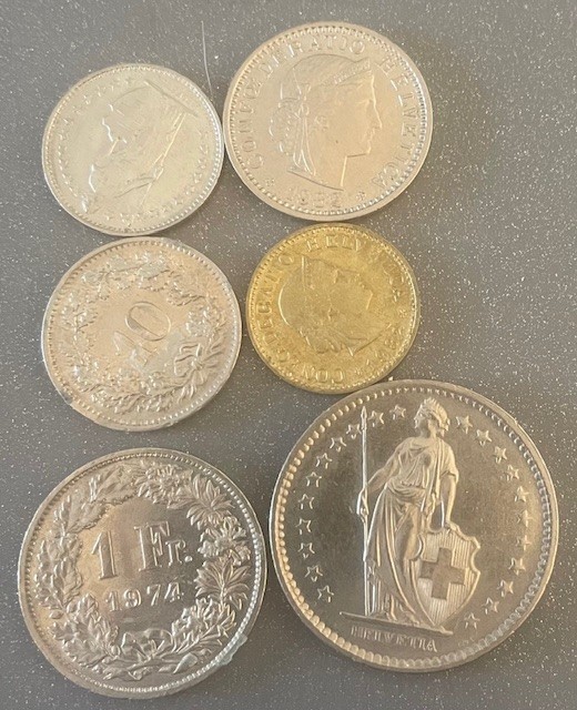 Read more about the article Collection of Switzerland coins (Francs)