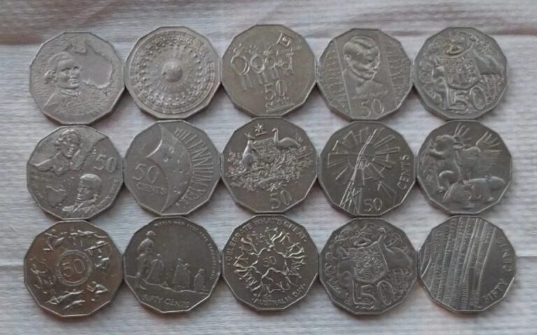 Read more about the article Australian 50 Cent Coin.(15 coins)