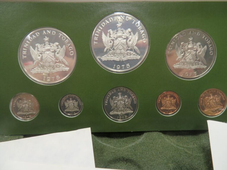 Read more about the article 1975 Trinidad and Tobago Proof Set-1.56 ounces  SILVER content
