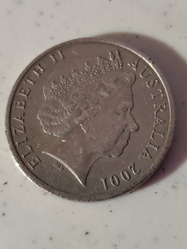 Read more about the article Super Rare Original 2001 Australia 20 Cents Coin Elizabeth II 20Cents 20C