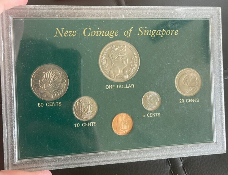 Read more about the article Mixed Date Singapore Uncirculated Coin Set – 1975 and 1976 L2