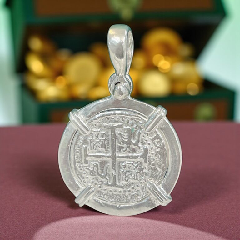 Read more about the article ATOCHA SOLID SILVER COIN PENDANT QUARTER SIZE