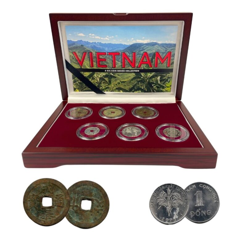 Read more about the article Set of 6 Vietnam Coins – Unique History Box Collection 🇻🇳