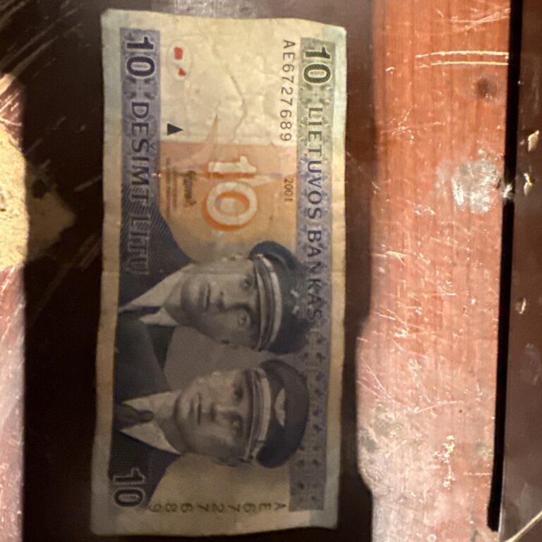 Read more about the article 2001 Lithuanian Litas Rare Original Rare 10