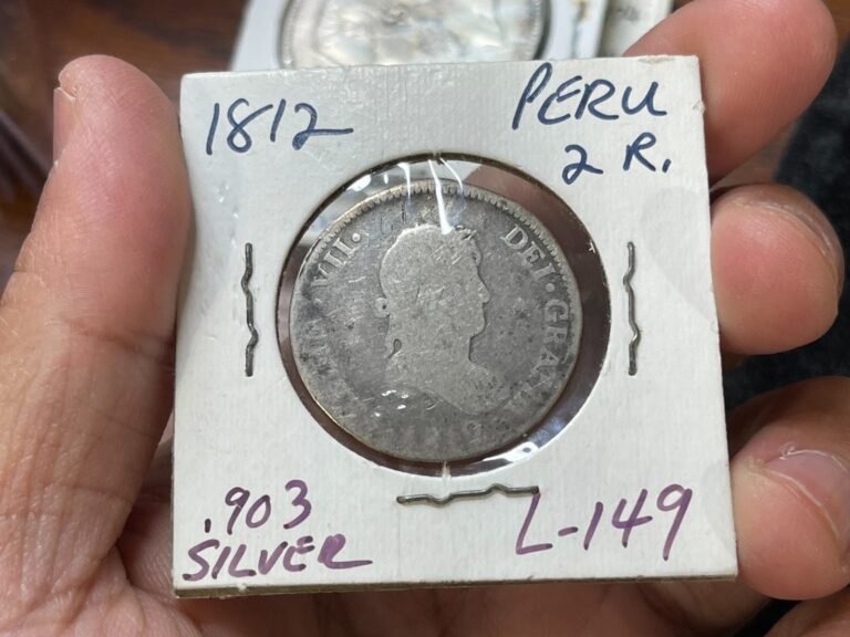 Read more about the article 1812 Peru 2 Reales Silver Coin High Value