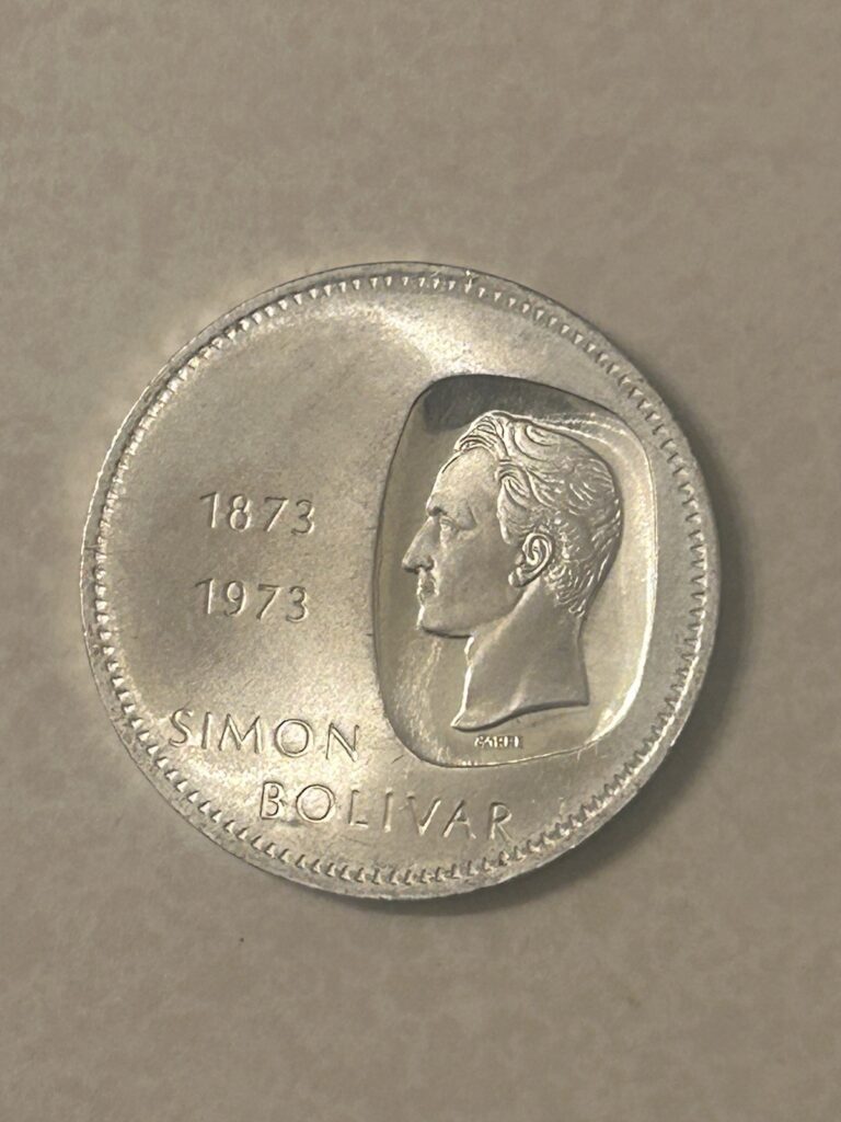 Read more about the article Venezuela 10 Bolivares 1973 Silver Coin Simon Bolivar
