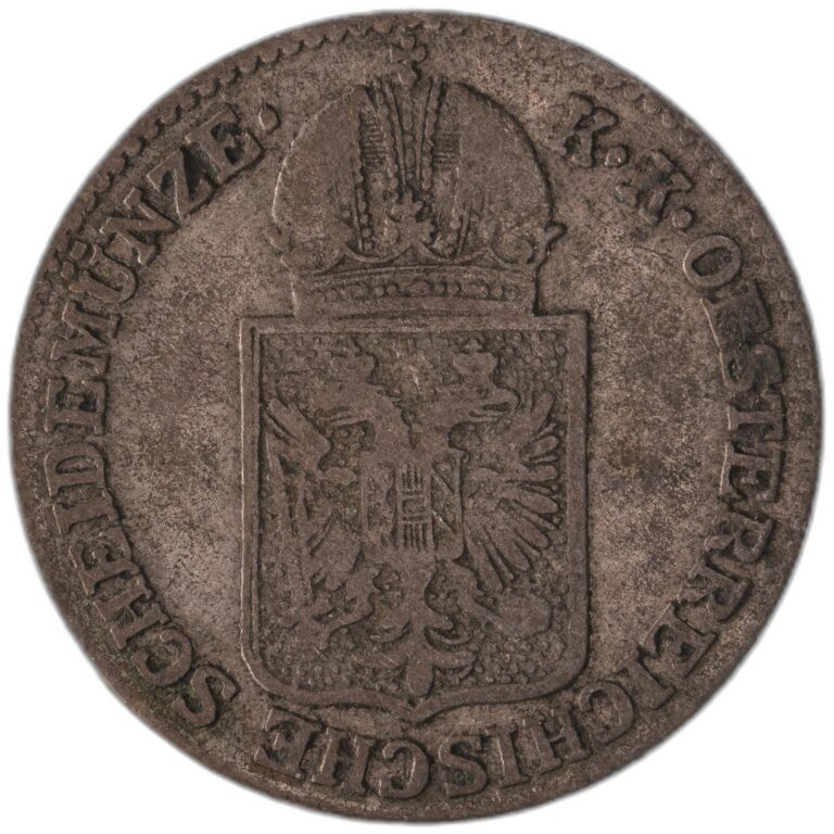 Read more about the article Austria – 6 Kreuzer – 1849 – KM#2200 – J