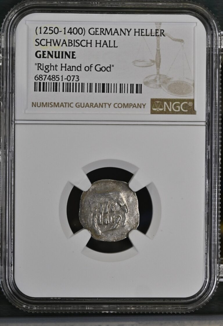 Read more about the article NGC Austria Heller “Right Hand of God” / Manus Dei Blessed Coin Schwabisch Hall
