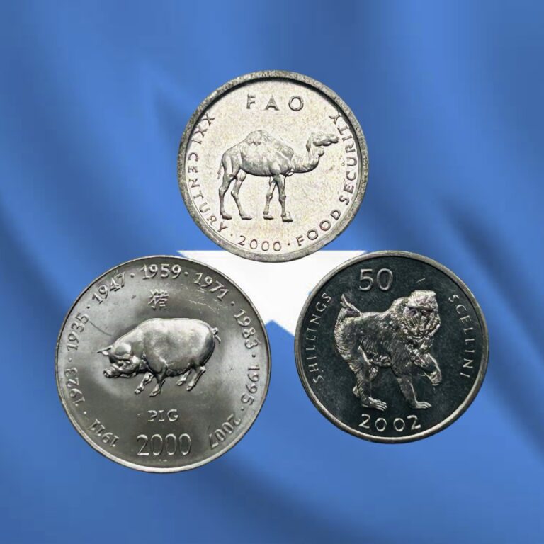 Read more about the article Lot of 3 Somalia Shillings Coins – Animal Themed – 2000s Dates – Combined Ship