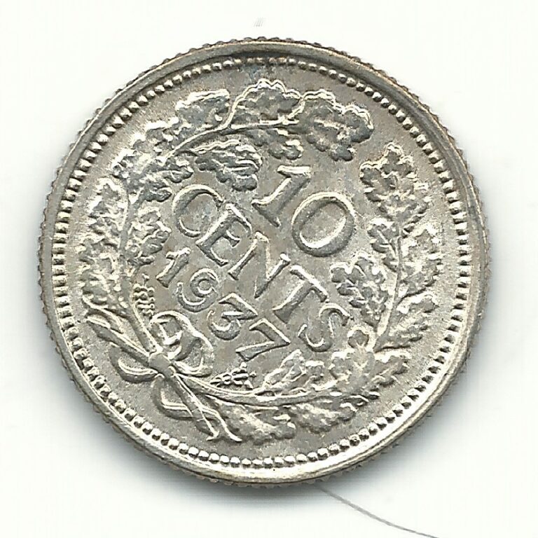 Read more about the article A HIGH GRADE XF 1937 NETHERLANDS SILVER 10 CENTS-OCT332