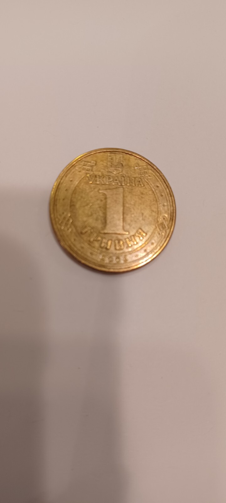 Read more about the article Ukrainian 1 Hryvna 2006 coin  Ukraine