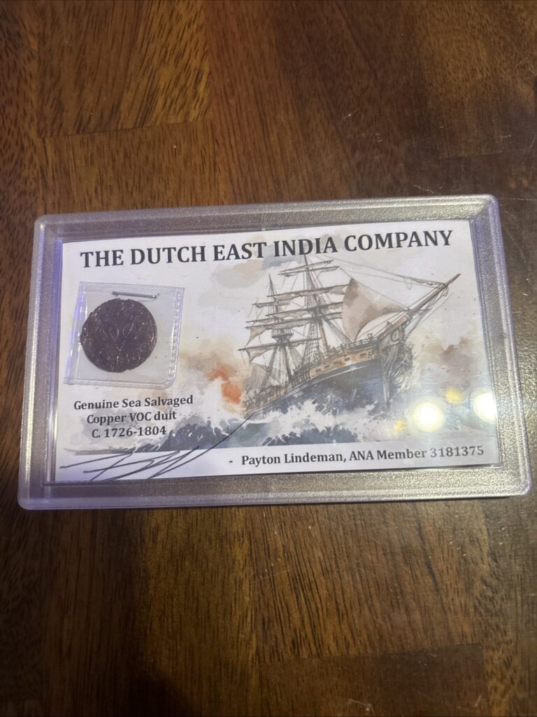 Read more about the article Dutch East India Company Genuine Sea Salvaged Copper Coin 1726-1804