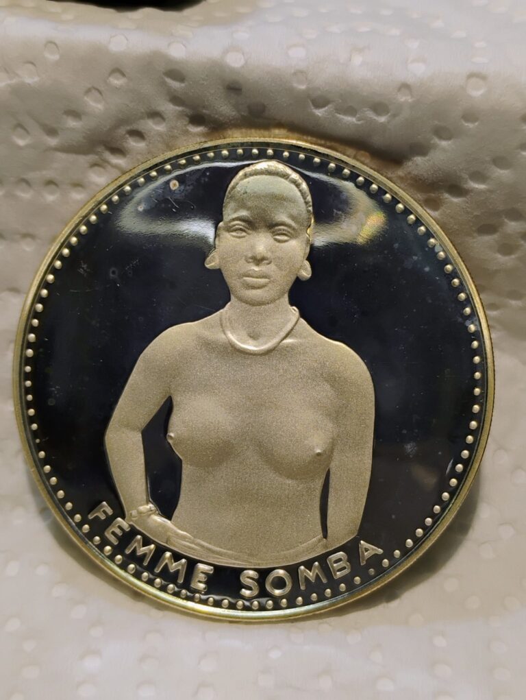 Read more about the article DAHOMEY REPUBLIC ~ 1971 ~ 1000 FRANCS SILVER ~ FEMME SOMBA ~ PROOF