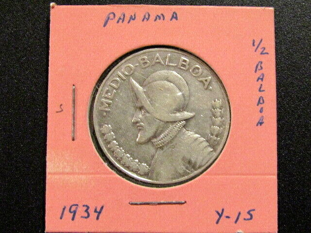 Read more about the article 1934 Panama 1/2 Balboa Silver Coin