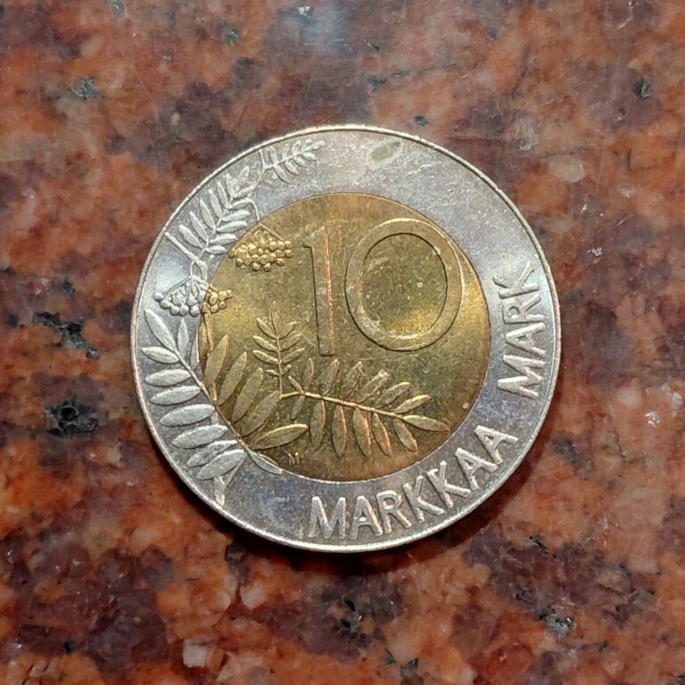 Read more about the article 1993 FINLAND 10 MARKKAA COIN – #B8005