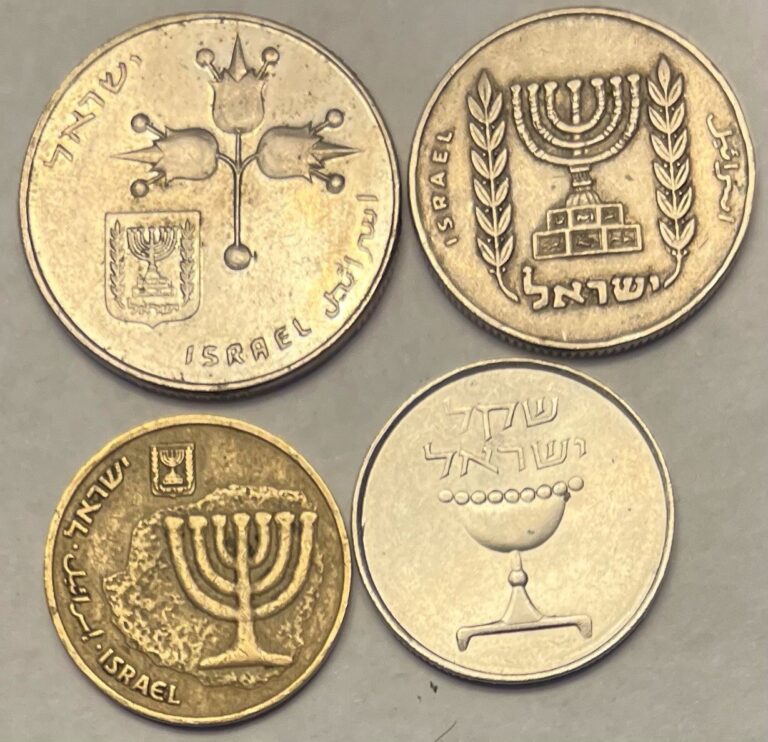 Read more about the article Lot of 4 ISRAEL Coins ~ Lot R