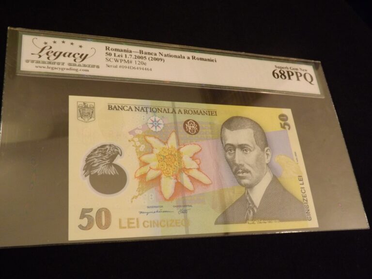 Read more about the article Romania            Banka National a Romaniei                        PCGS  68 PPQ